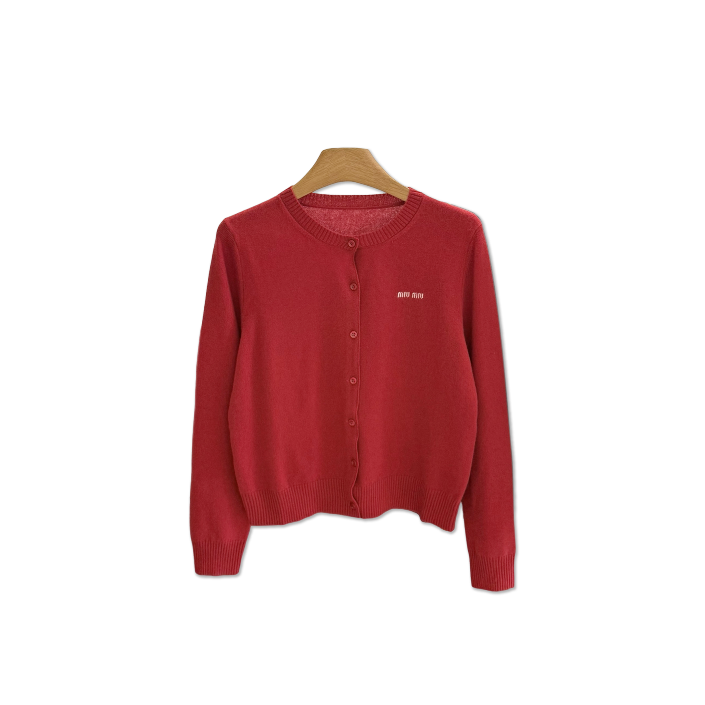 MIU MIU CASHMERE KNITTED CARDIGAN MMF787